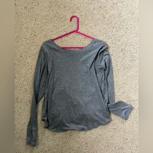 Lululemon long sleeve open back work out shirt